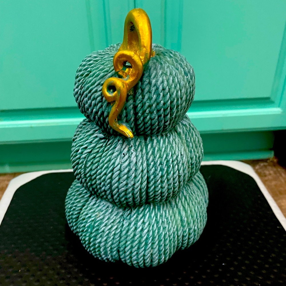 Ashland 8” tall stacked pumpkin decor